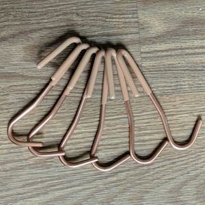 Set of 6 Copper Pot Hangers